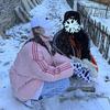 Winter Korean Loose Femme Bread Coat For Student Striped Thick Jaket Women Parkas Pink Black Outwear Clothes