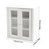 Realistic Wood Shelf Realistic Pretend Play Display Cabinet Model Toy Vintage Display Shelf 1:12 Doll House