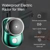 1 Set Portable Mini Shaver for Men USB Rechargeable Wet Dry Use Low Noise High-Speed Electric Razor Set