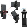 360 Degrees Mobile Phone Clip Compatible With All 1/4 Screw Cellphone Holder Tripod Mount Desk Tripod Adapter For Samsung Iphone