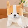 Peluche Corgi de simulation, jouet pour enfants, chien endormi, poupée de chien, coussin pour la maison, cadeau pour petit ami, Shiba Inu