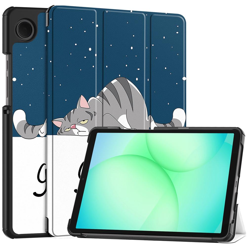 Funda For Samsung Galaxy Tab A11 8.7 inch Case PU Leather Tri-Folding Stand Back Tablet Cover SM-X130 SM-X133 X135N/G Cover