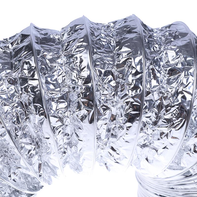 3.1Inch Flex Air Aluminum Foil Ducting Dryer Vent Hose For Ventilation 1.5M