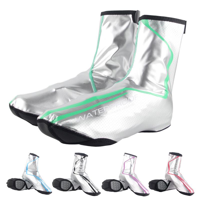 Windproof & Waterproof Fleece Bike Shoe Covers for Winter