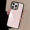 Vergoldet Geeignet für Iphone16promax Apple 15 Handyhülle 13 Glas 14 Leichter Luxus 12 Rosa Schleife