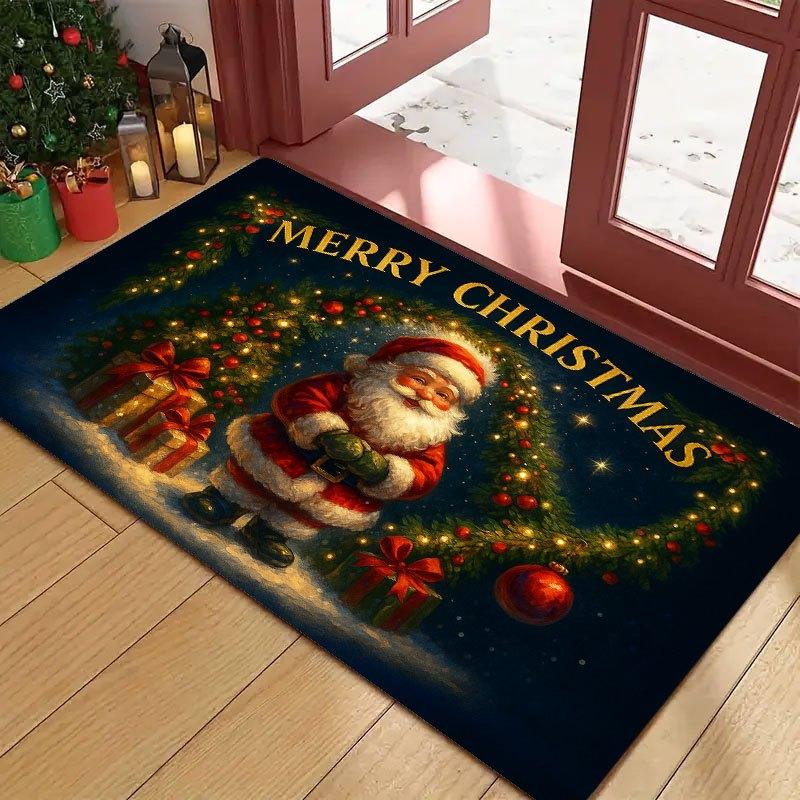 1 Stuk Anti-Vermoeidheid Keukenkleden Kerstman Waterdicht Antislip Dik Gevoerd Keukenmat Zwaar Uitgevoerd Comfort Staande Mat voor Keuken