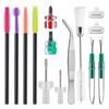 14-Piece Sewing Machine Repair Kit Cleaning Tool Set Include Tweezers Double-Headed Brush Screwdrivers Silicone Brushes Cleaning And Repairing Tools