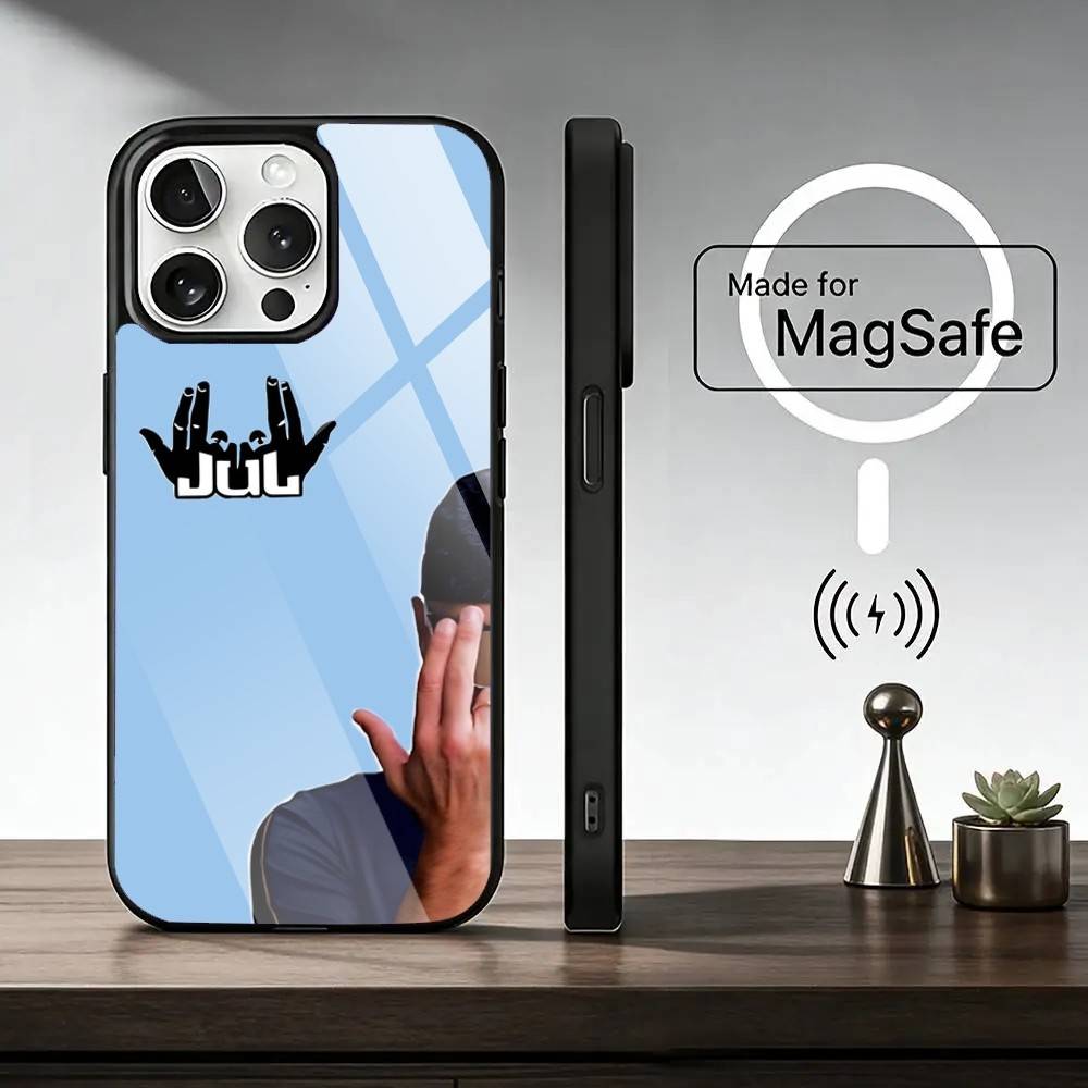 Rapper J-JuL C'est Pas Des Lol Phone Case For iPhone17,16,15,14,13,12,11 Plus,Pro Magnetic For Magsafe Wireless Charging