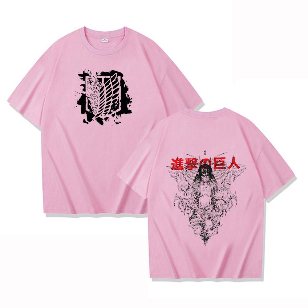 Tricouri Anime Attack on Titan Bărbați Bumbac de Înaltă Calitate Tricou Shingeki No Kyojin Mânecă Scurtă Manga Eren Mikasa Topuri