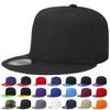 Casquette Hip Hop Unisexe à Panneaux Six, Visière Plate, Color Block