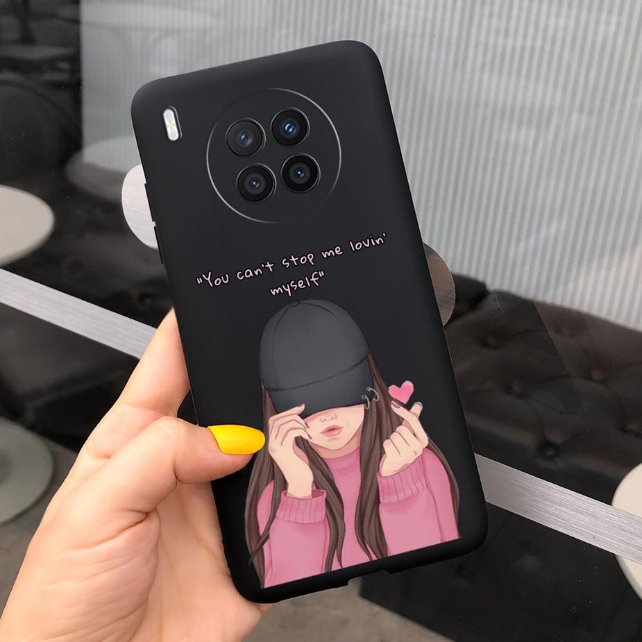 Stylish Silicone Case For Honor 50 Lite Case Soft Slim Phone Back Cover For Huawei Honor50 Lite Cases Honor 50Lite Coques Fundas