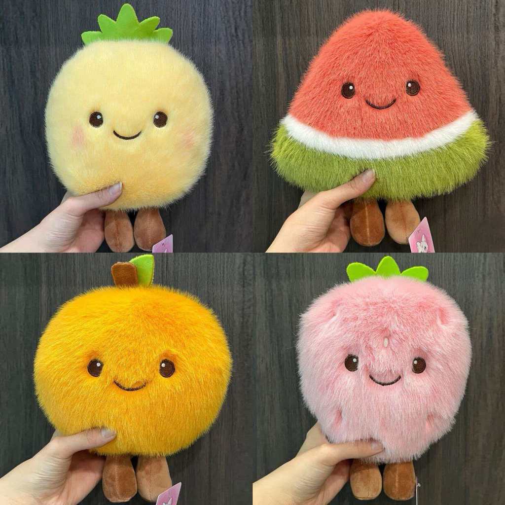 Plüsch-Fruchtspielzeug-Kollektion Weiches Kuscheltier Für Kinder Geschenk Bequemlichkeit