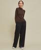 MANAVIS7 Fw Long Wide Slacks Black