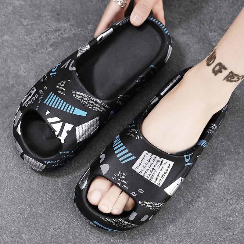 Fashion Men's shoes summer platform home sandals outdoor beach sandals 2024 new men's designer casual soft soles