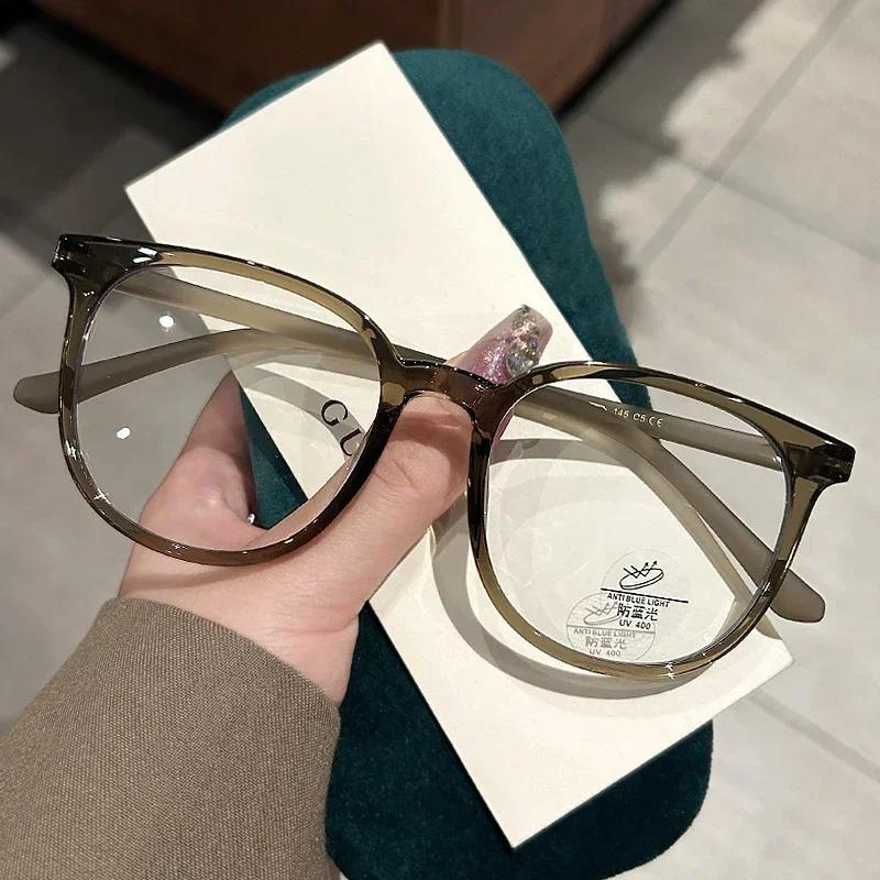 Men Women Ultra Light Near Sight Eyewear Luxury Blue Light Blocking Glasses Fashion Anti Ray Computer Myopia Glasses 0 To -4.0