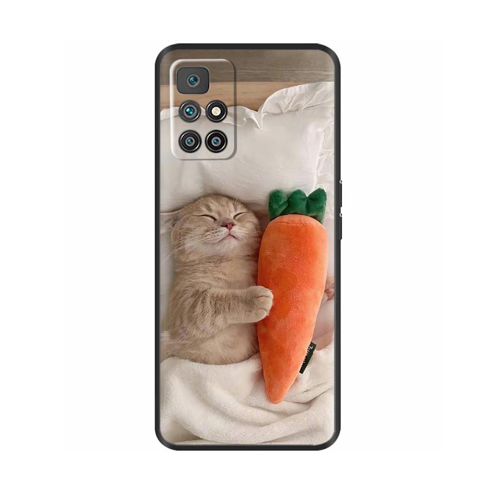 Para Capa Redmi 10 redmi10 Flores Capa de Telefone Macia Para Xiaomi Redmi 10 4G Capa Para Redmi 10 Prime Capas Fofas de Desenho Animado de Borboletas
