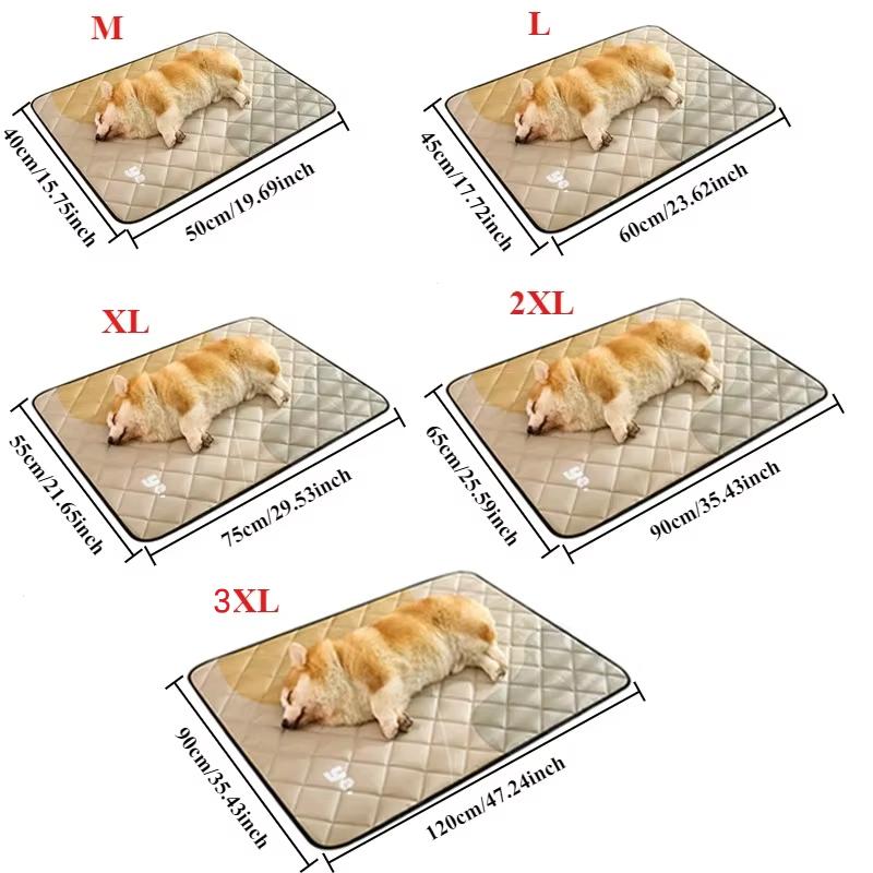 Four Seasons Universal Waterproof Pee Pad for Dogs Reusable Thickened Oxford Cloth Pet Diaper Mat Sofa Car Perros Accesorios