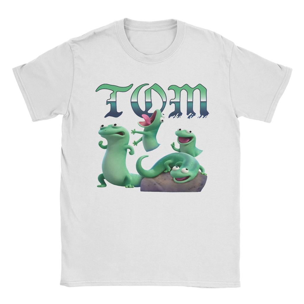 Animated Tom Lizard Meme T Shirts For Unisex Unisex 100 Cotton Vintage TShirt Round Neck Hoppers Tees Short Sleeve Clothes Printed