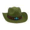 Straw Travel Beach Cowboy Hat Celebrity Style Straw Hat Grassland Advanced Sense Sun Hat