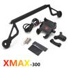 För Yamaha XMAX 300 XMAX300 X MAX 300 Motorcykel Främre Telefonställhållare Smartphone Telefon GPS Navigering Platta