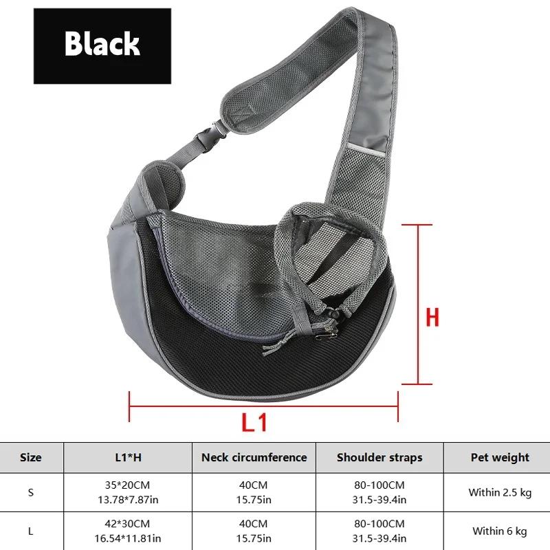 Cat/Dog Out backpack,Dog Sling Carrier Breathable Mesh Travel Crossbody Bag For Puppy Cat Hiking Camping