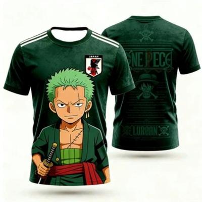 2026 Japan One Piece snabbtorkande T-shirt för vuxna män