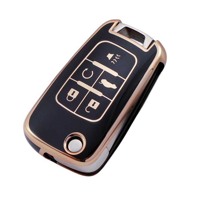 TPU Car Flip Key Case Cover Shell For Chevrolet Cruze Aveo Trax Sail Malibu Captiva Opel Vauxhall Astra J Corsa Insignia Mokka