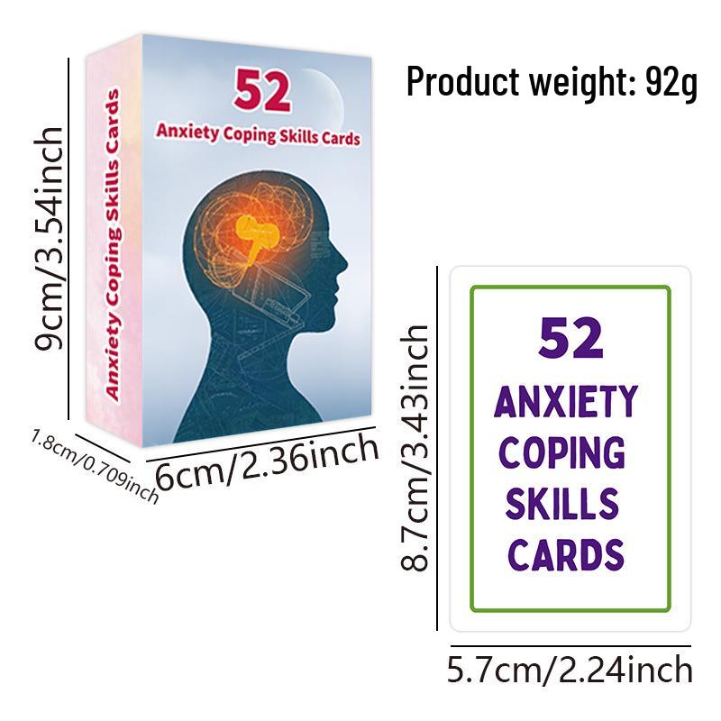 Anxiety Coping Skills Card Set: 52 Strategies