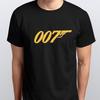 James Bond 007 Printed T Shirt In All Sizes Black