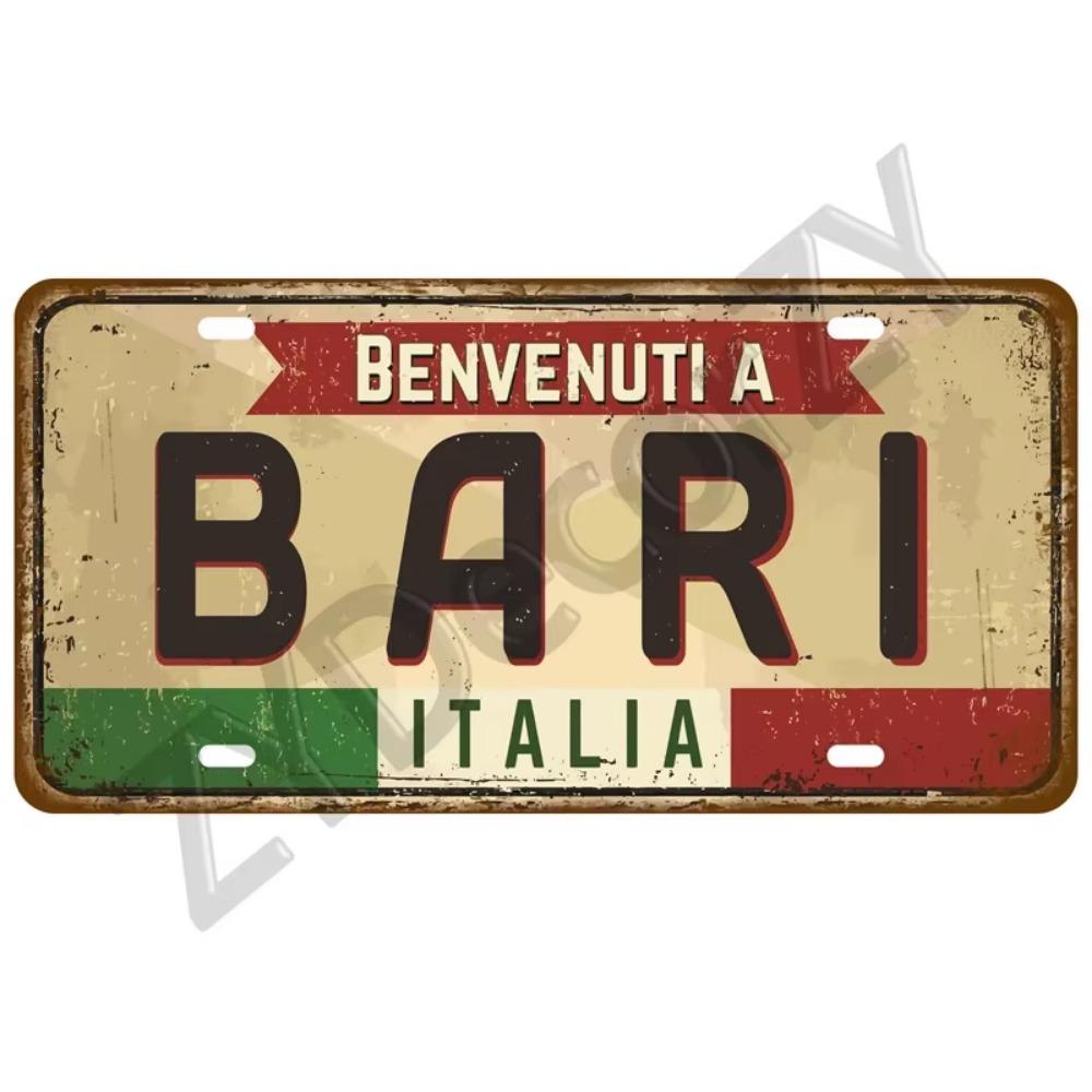 Tinplate Plate City State Tin Sign Famous City Plaque Landmark Metal Sign Wall Decor Garage Bar Pub Club Hotel Cafe Kitchen Home