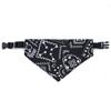 Pet Dog Neck Scarf Puppy Cat Dog Collar Bandana Collar Scarf With Leather Collar Accessories Adjustable Pet Puppy Cat Scarf Decor