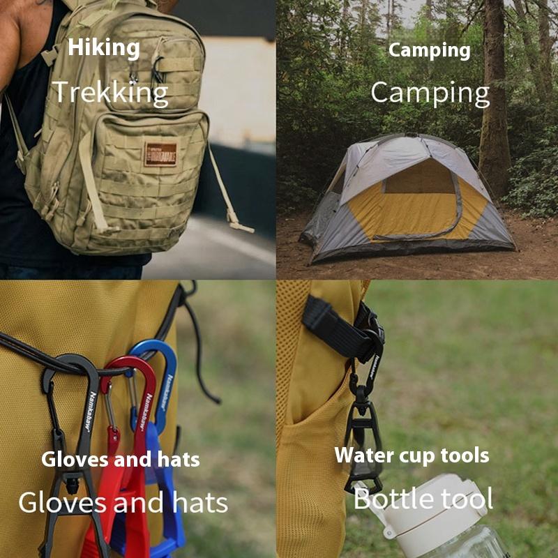 1Pc Outdoor Glove Clip Multi-Purpose Anti-Drop Hook Work Gloves Holder Clip Keys Safety Clamp Camping Tools