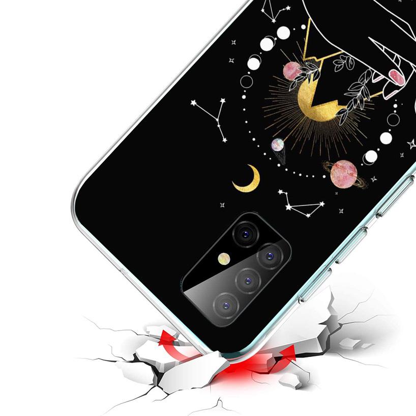 Moon Mystery Totem Witche Phone Case For Samsung Galaxy A52 A32 A22 A12 A51 A31 A50S A30S A20S A10S Note 20 Ultra 10 Plus S10 A7