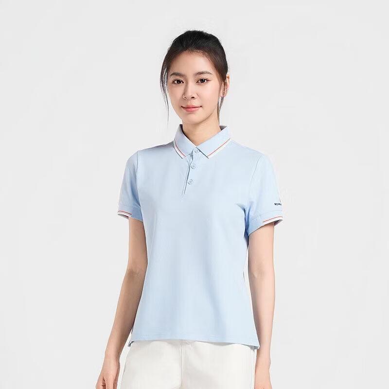 SCALER Damen-Baumwoll-Poloshirt