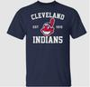 Cleveland Indians Est 1915 Tee Shirt Chief Wahoo Gift Men Navy Unisex All Size N
