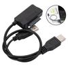 Cabo adaptador Sata para USB 2.0 Cabo de alimentação externo para unidade de CD/DVD-ROM Slimline