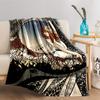 Art Nouveau Moonlit Lady for All Seasons Blanket Lunch Break Throw Gift