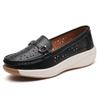 2024 New Women's Flat Shoes Leather Casual Comfortable Sports Loafers Large Size Light Fashion Walking Mother Shoes