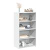 Credenza Bianca 70x41x124 cm Legno Ingegnerizzato