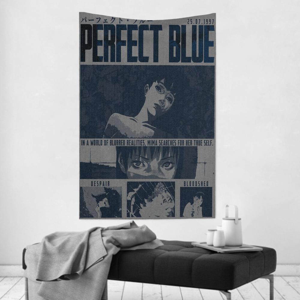Comics Anime MMystery Perfect Blue Tapestry Room Decor Wall Cloth Party Hanging Background Room Decor Baby Room