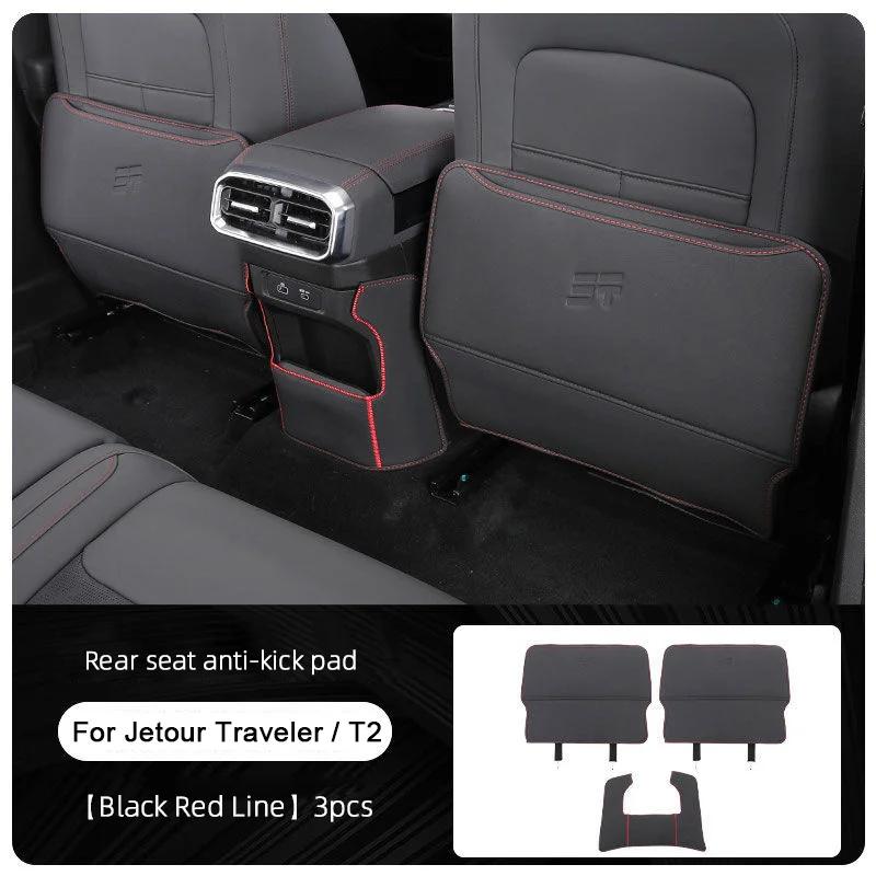 For Chery Jetour Traveler T2 DCT XWD 2025 2025 2025 Car Rear Seat Back Anti Kick Panel Protective Pad Anti Dirt Car Accessories