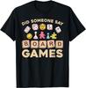 Cool Board Games for Women Unisex Game Nerd Gamer Chess Lovers T-Shirt Graphic T Shirts Clothing Tops Streetwear