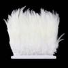 100Cm Natural White Pheasant Feathers Trims Ribbon Crafts Diy Handwork Feathers Sewing Party Wedding Decoration Accessories