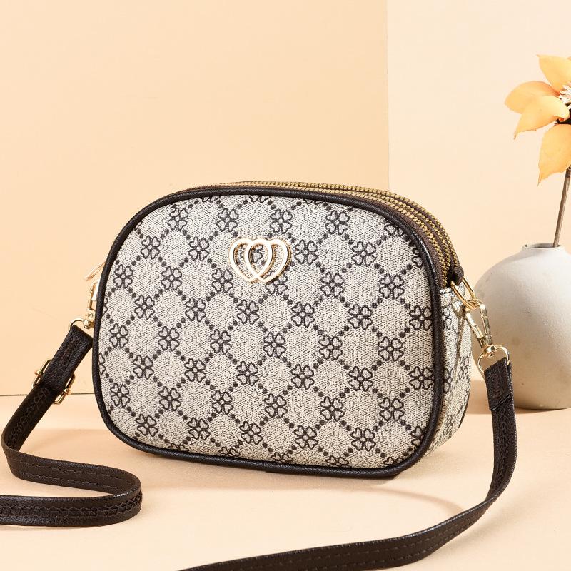Shell Crossbody Bag for Women Fashion Small PU Shoulder Bags Luxury Designer Female PU Leather Zipper Handbag and Purse