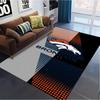 Tappeto Denver Broncos per Soggiorno Camera da Letto Casa Decorazione Divano, Tappetino Antiscivolo per Giochi Bambini