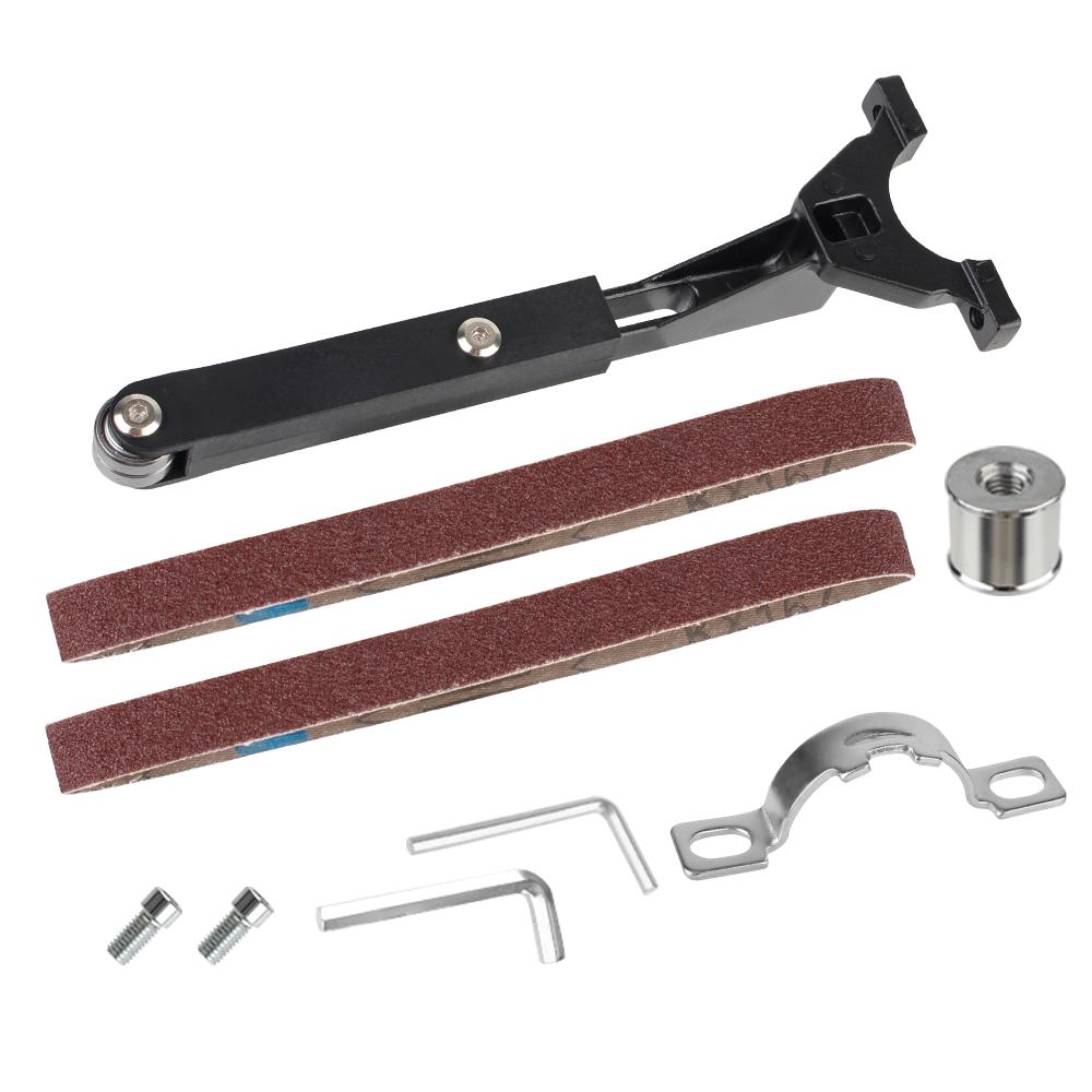Electric Drill Conversion Angle Grinder Metals Handle Holder Adapter Trimming Polishing Sanding Belt Machine Tool Accessories Polishing Accessories