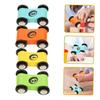 1/4Pcs Mini Wooden Gliding Car Toys Ramp Race Mini Slide Track Car Games Replacement Car Colorful Fun Model Vehicle Toys for Boy