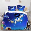 Astro Bot Cute Cartoon Bedding Set Duvet Cover Pillow Case Single Double King Size Adult Boys Bedroom