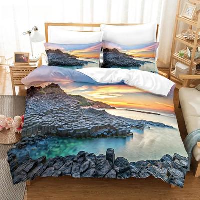 Landscape Painting Bedding Set Duvet Cover Set 3d Bedding Digital Printing Bed Linen Queen Size Bedding Set Fashion Design