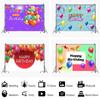 Happy Birthday Backdrop Background Cloth Banner Photo Prop Party Home Wall Decor